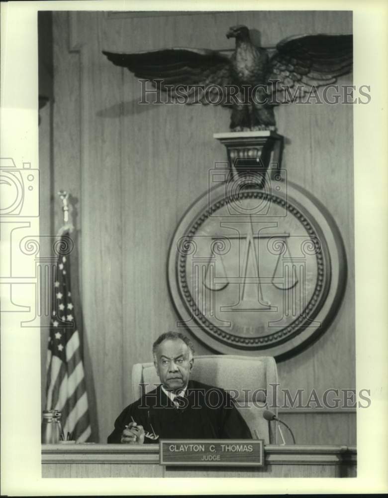 Press Photo Raymond St. Jacques acts in "Superior Court" - Historic Images