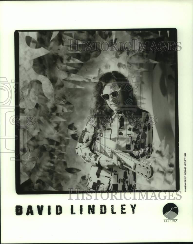 1988 Press Photo Musician David Lindley - Historic Images