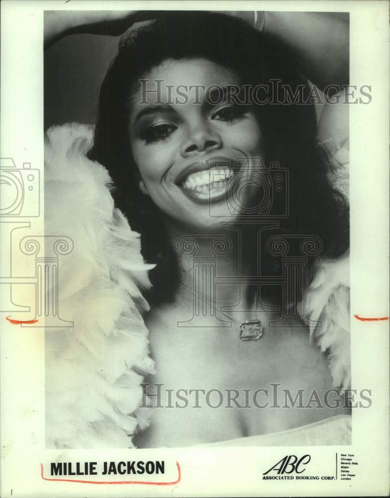 1983 Press Photo Singer-Composer Millie Jackson - Historic Images