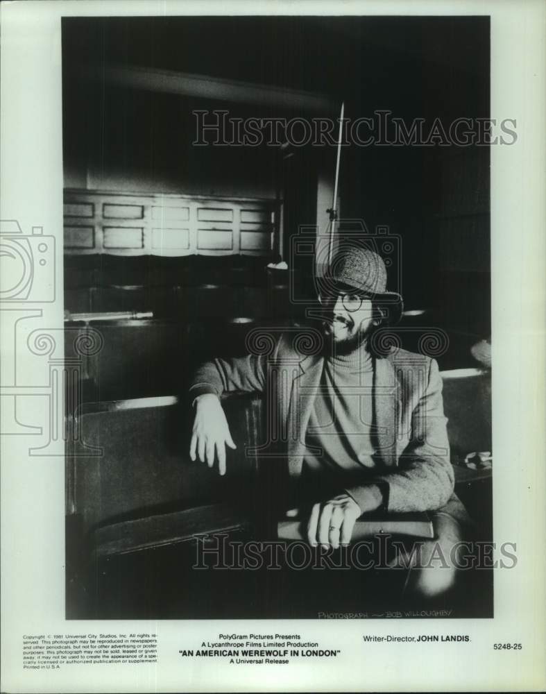 1981 Press Photo John Landis, writer/director of An American Werewolf in London - Historic Images