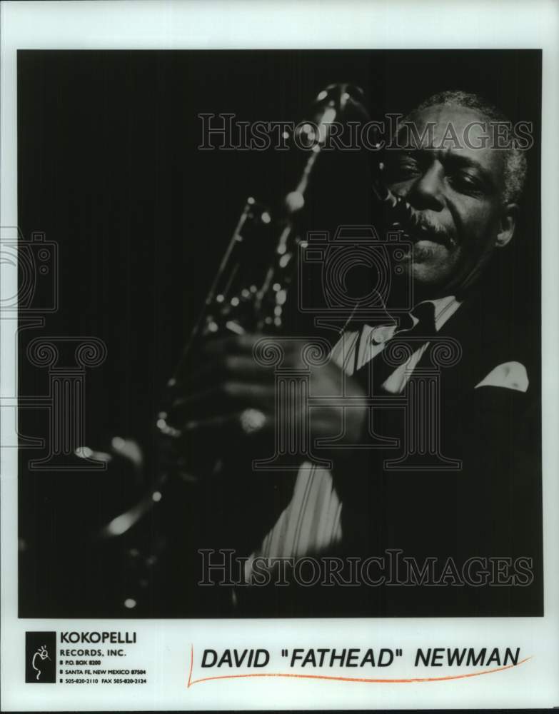 Press Photo Musician David &quot;Fathead&quot; Newman - Historic Images