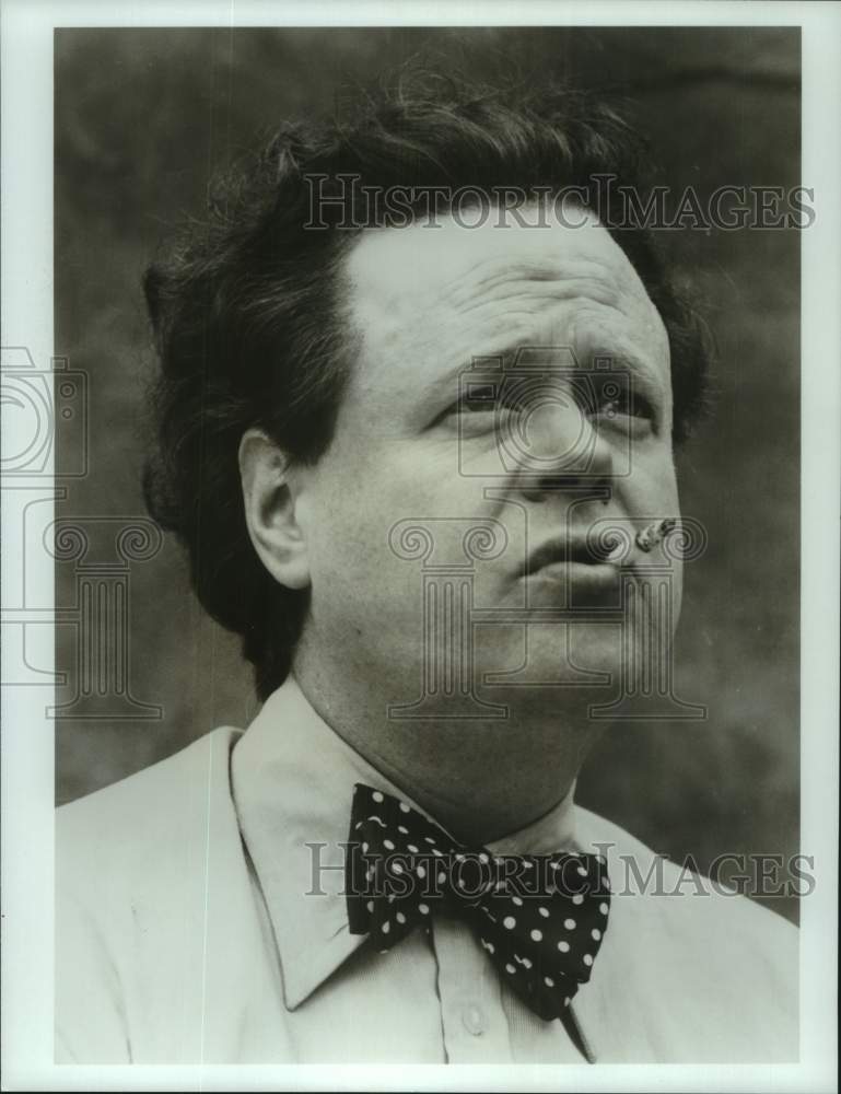 Press Photo Bob Kingdom, star of &quot;Dylan Thomas: Return Journey&quot; - Historic Images