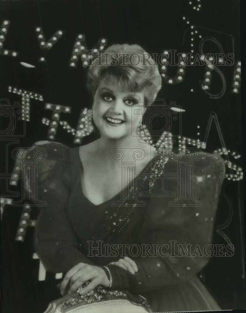 1987 Press Photo Angela Lansbury hosts &quot;The 41st Annual Tony Awards&quot; - Historic Images