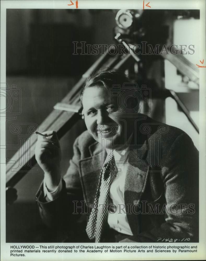 Press Photo Actor Charles Laughton - Historic Images