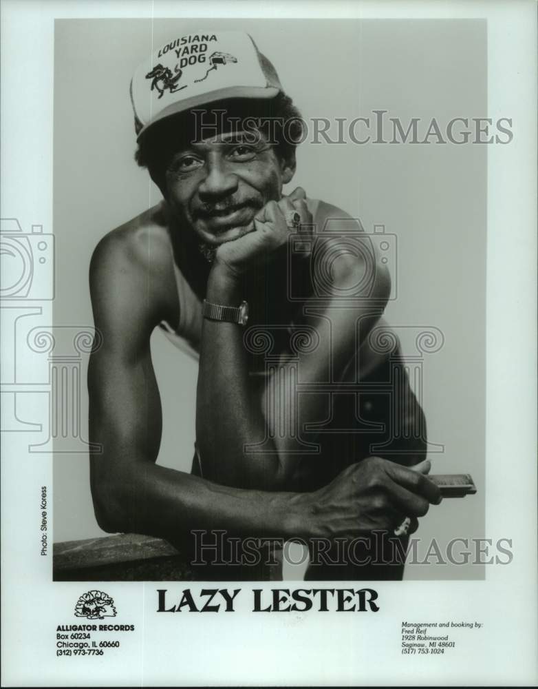 Press Photo Musician Lazy Lester - Historic Images