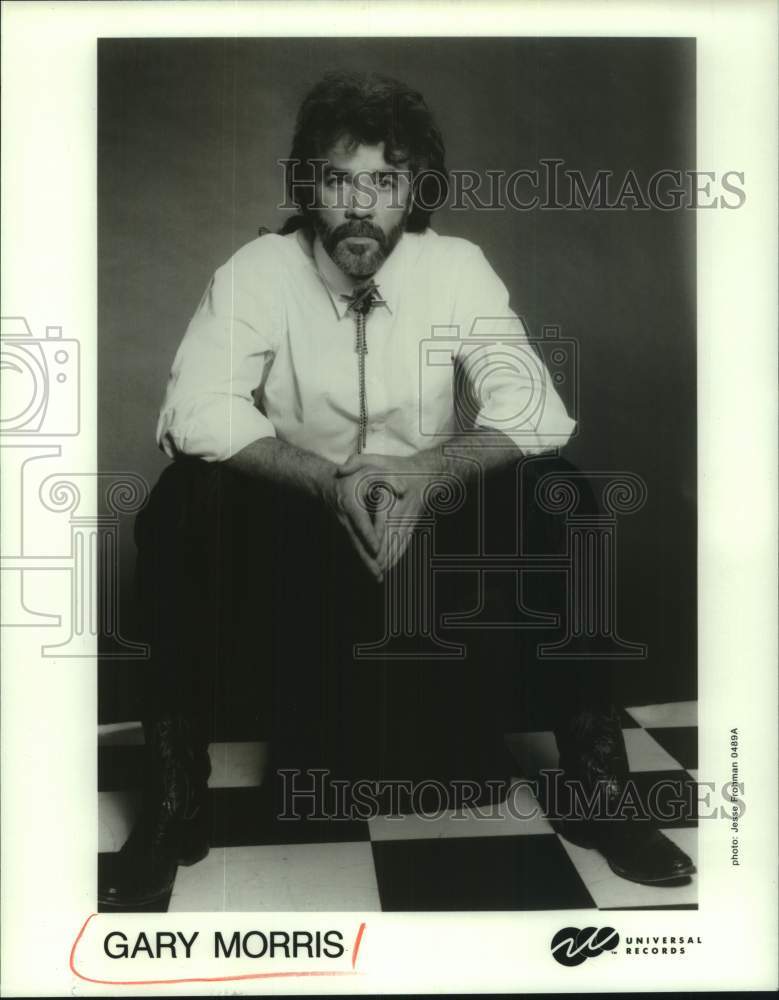 1989 Press Photo Musician Gary Morris - Historic Images