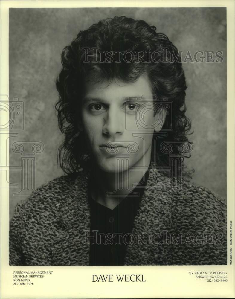 Press Photo Musician Dave Weckl - Historic Images