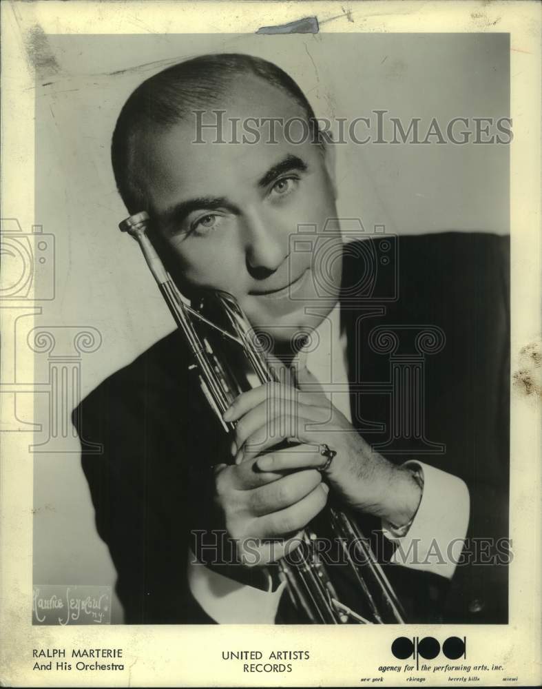 Press Photo Musician Ralph Marterie and his orchestra - Historic Images