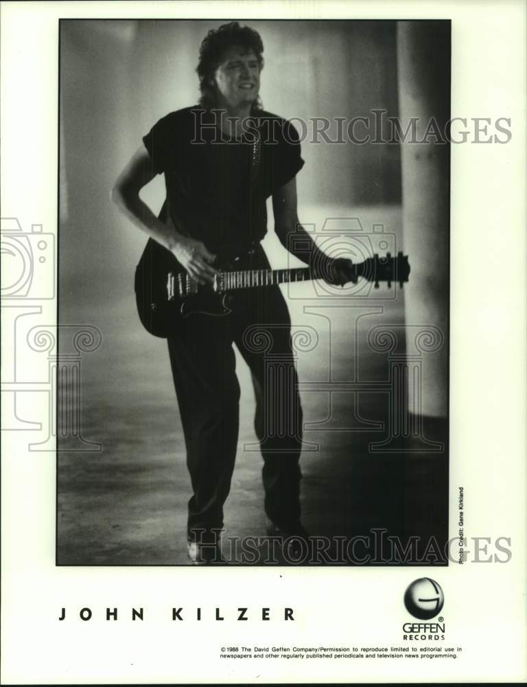 1988 Press Photo Singer/Musician John Kilzer - Historic Images