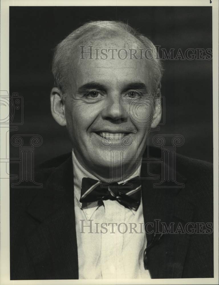 1987 Press Photo Michael Gartner, president of NBC News - syp11078 - Historic Images