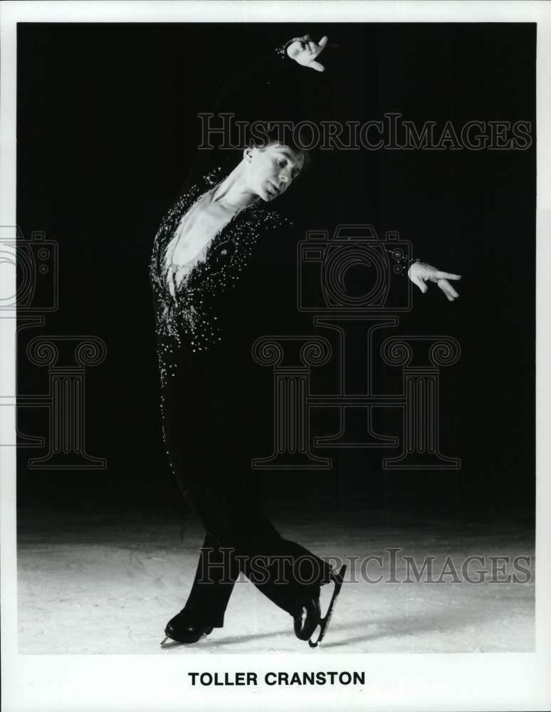 Press Photo Ice skater Toller Cranston - syp13158 - Historic Images