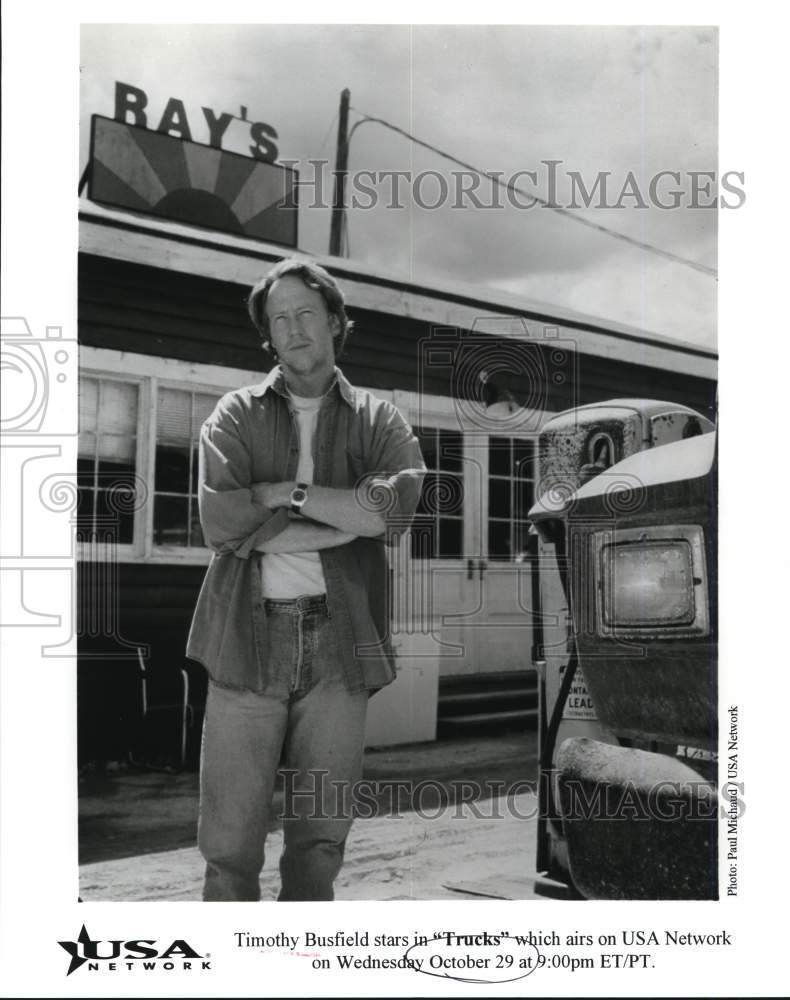 Press Photo Actor Timothy Busfield Starring in "Trucks" Television Movie- Historic Images