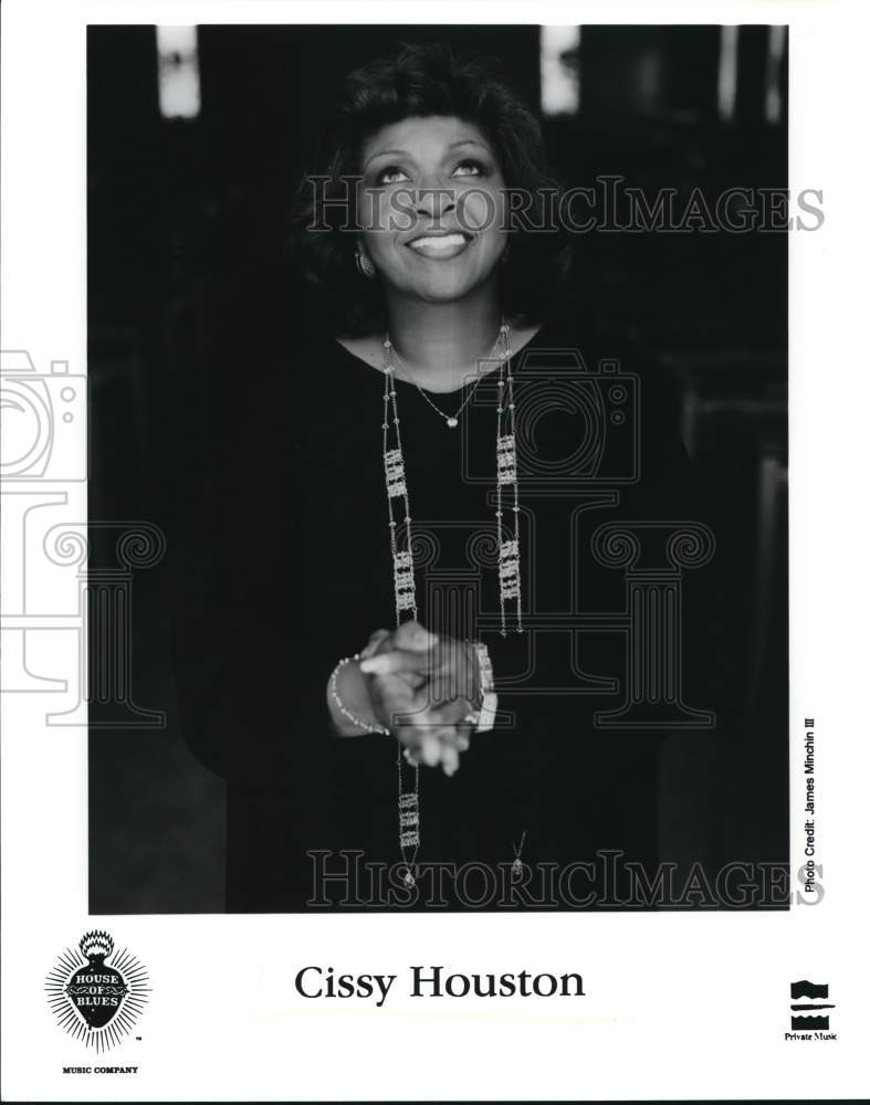 1996 Press Photo Singer Cissy Houston - syp26150- Historic Images