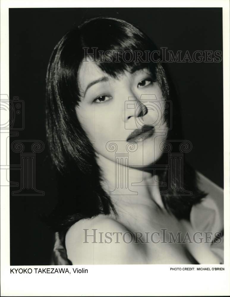 Press Photo Violinist Kyoko Takezawa - syp29311- Historic Images