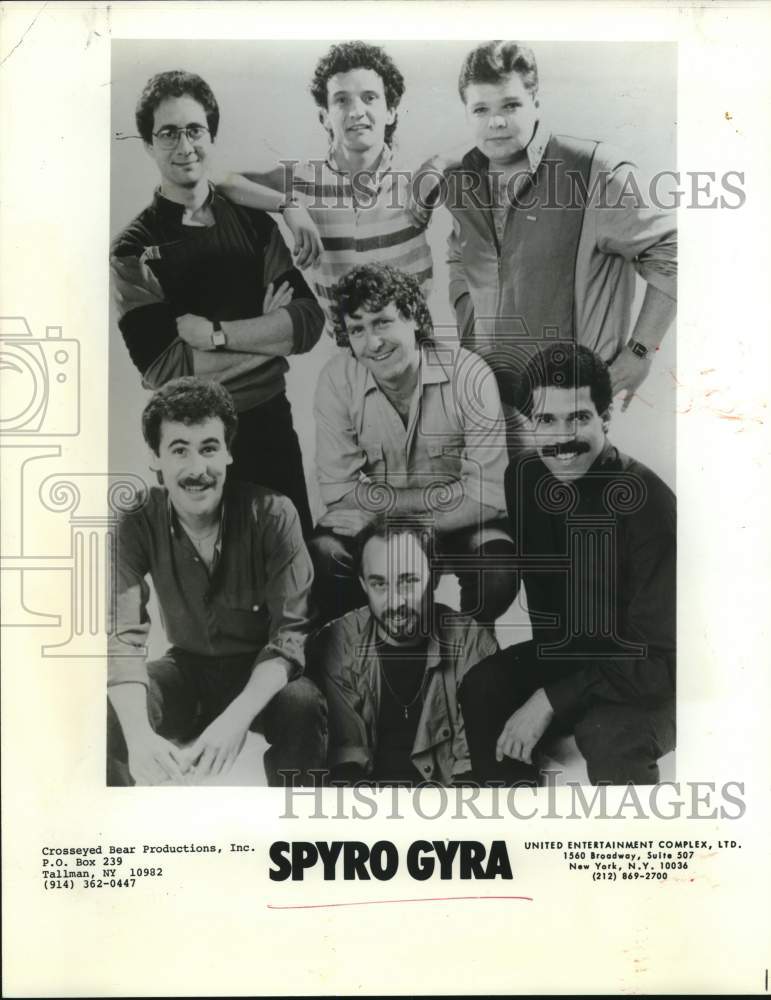 1985 Press Photo Spyro Gyra, Jazz Music Group - syp38480- Historic Images