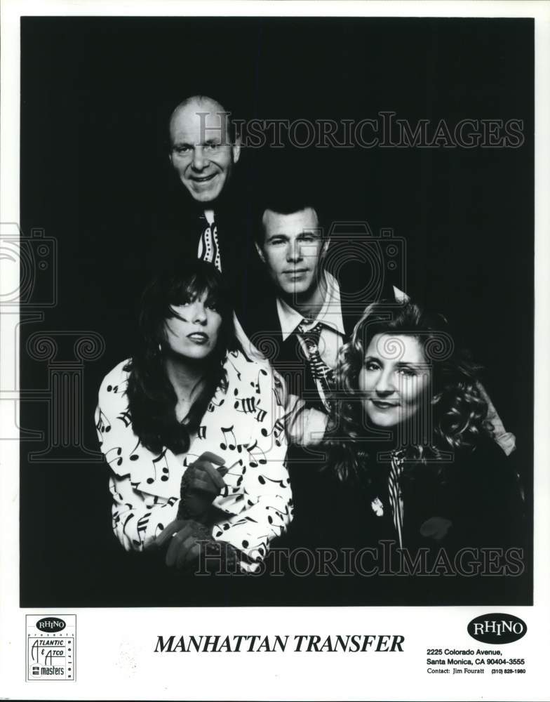 Press Photo Manhattan Transfer, Musical Group - syp38527- Historic Images