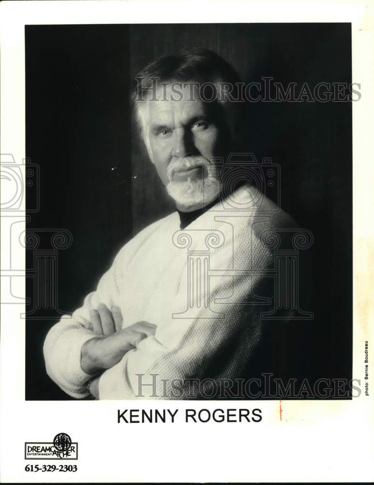 Press Photo Kenny Rogers, Singer - syp40876 - Historic Images