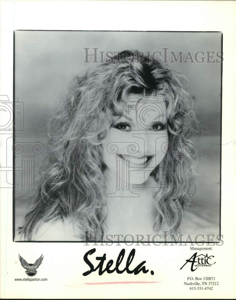 Press Photo Singer Stella Parton - syp43630 - Historic Images