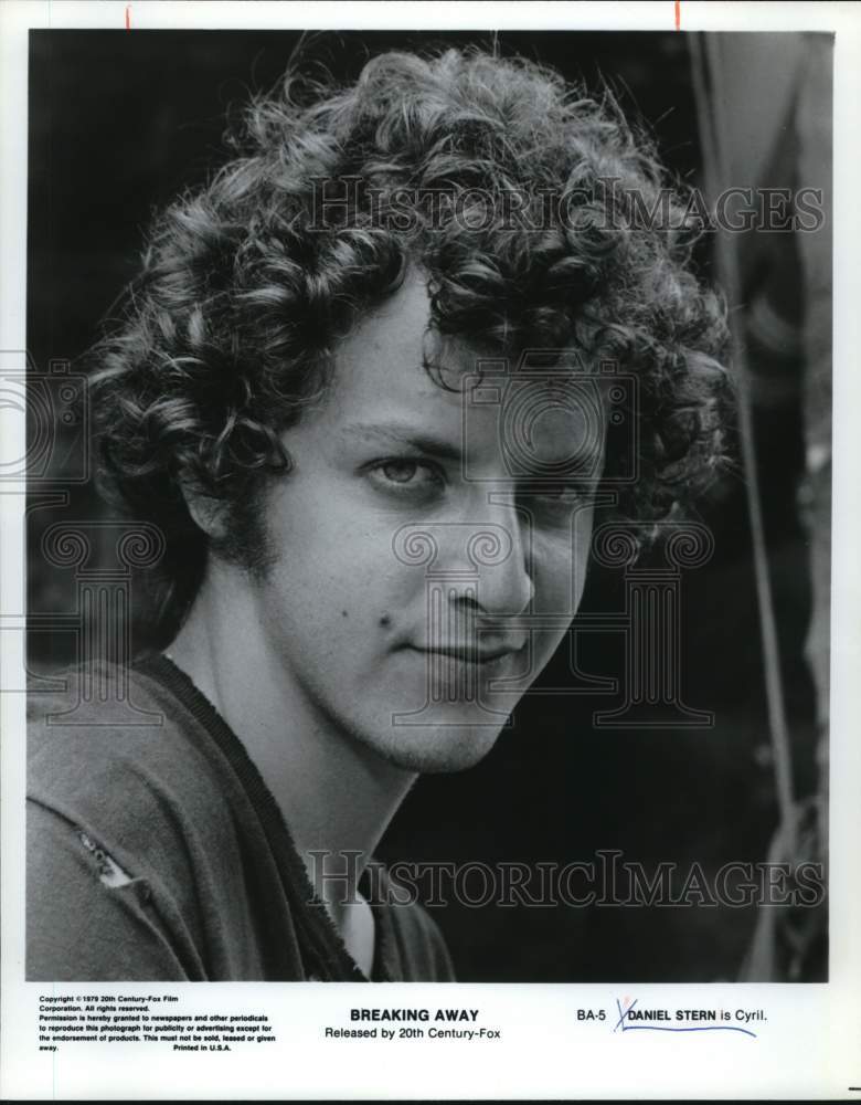 1979 Press Photo Actor Daniel Stern Starring in "Breaking Away" Movie- Historic Images