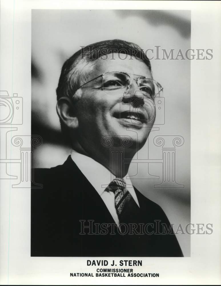 Press Photo David J. Stern, National Basketball Association Commissioner - Historic Images