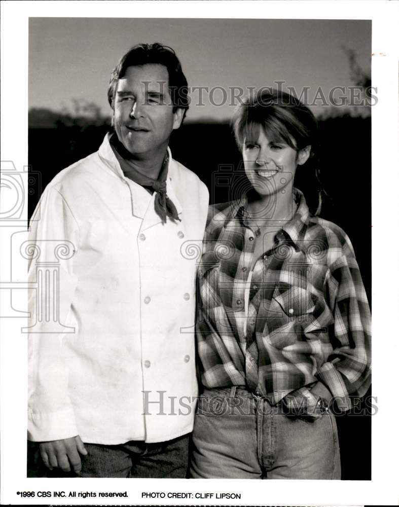 1996 Press Photo Beau Bridges &amp; Pam Dawber in &quot;The Journey Home&quot; - syp49591 - Historic Images