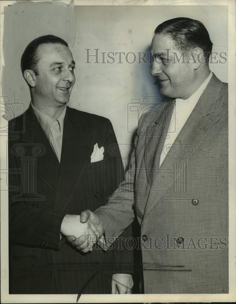 1950 Sports Club promoters Louis Leone and Babe Amos, New York-Historic Images