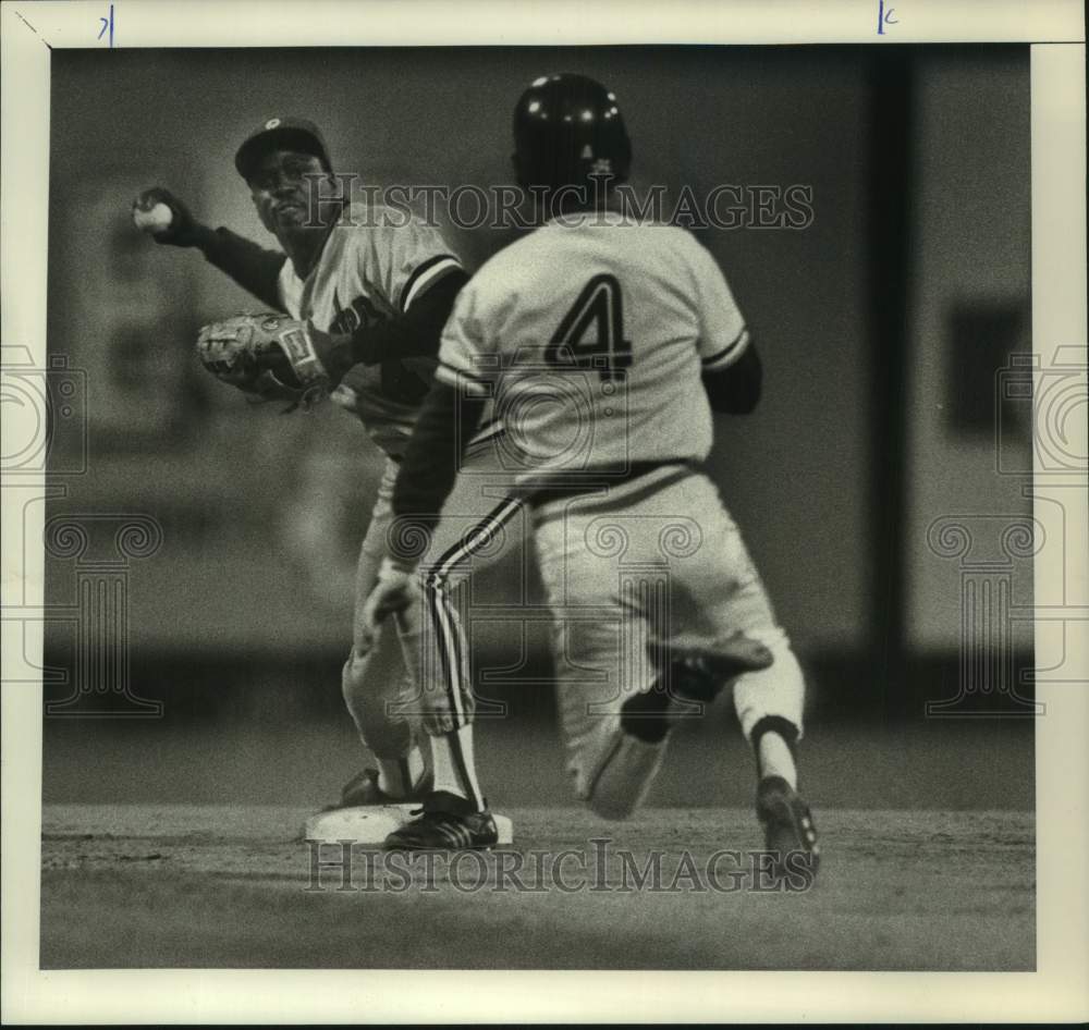 1989 Press Photo Syracuse Chiefs &amp; Scranton Red Barons Play Baseball - Historic Images