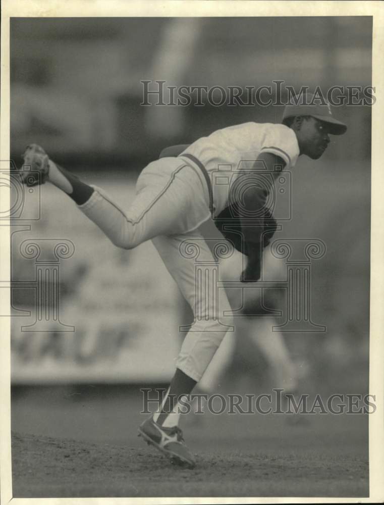 1987 Press Photo Odell Jones, Syracuse Chiefs, New York - sys06229 - Historic Images