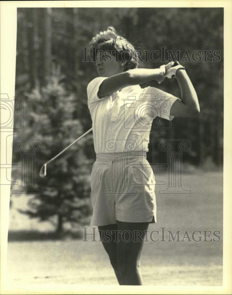 1984 Press Photo Golfer Kathy Hart - sys06597 - Historic Images