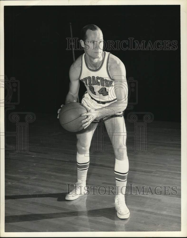 1968 Press Photo Syracuse University Basketball Player Tom Ringelmann, Forward- Historic Images