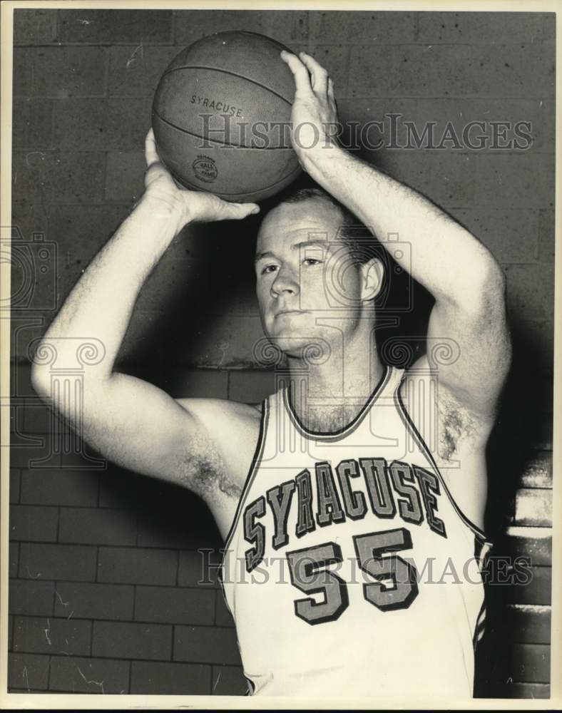 Press Photo Syracuse University Basketball Player Tom Ringleman - sys07049- Historic Images