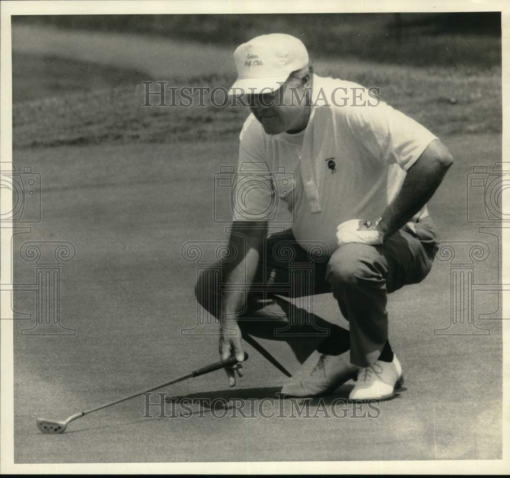 1985 Press Photo Bill Maloney in Qualifying Round at the PGA Golf Tournament - Historic Images