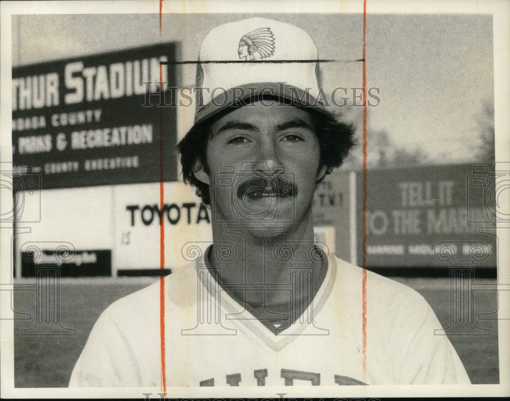 1987 Press Photo Gino Petralli, Baseball Player in Portrait - sys07757 - Historic Images