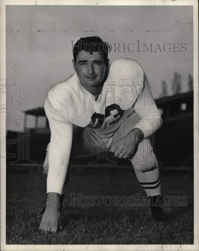 Press Photo Cornell college football player Jim Farrell - sys10095 - Historic Images