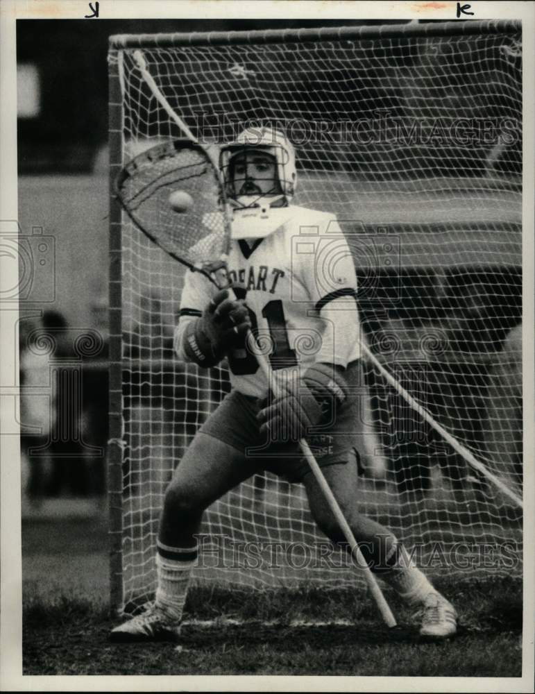 1983 Press Photo Hobart lacrosse player Guy Van Arsdale - sys10169 - Historic Images