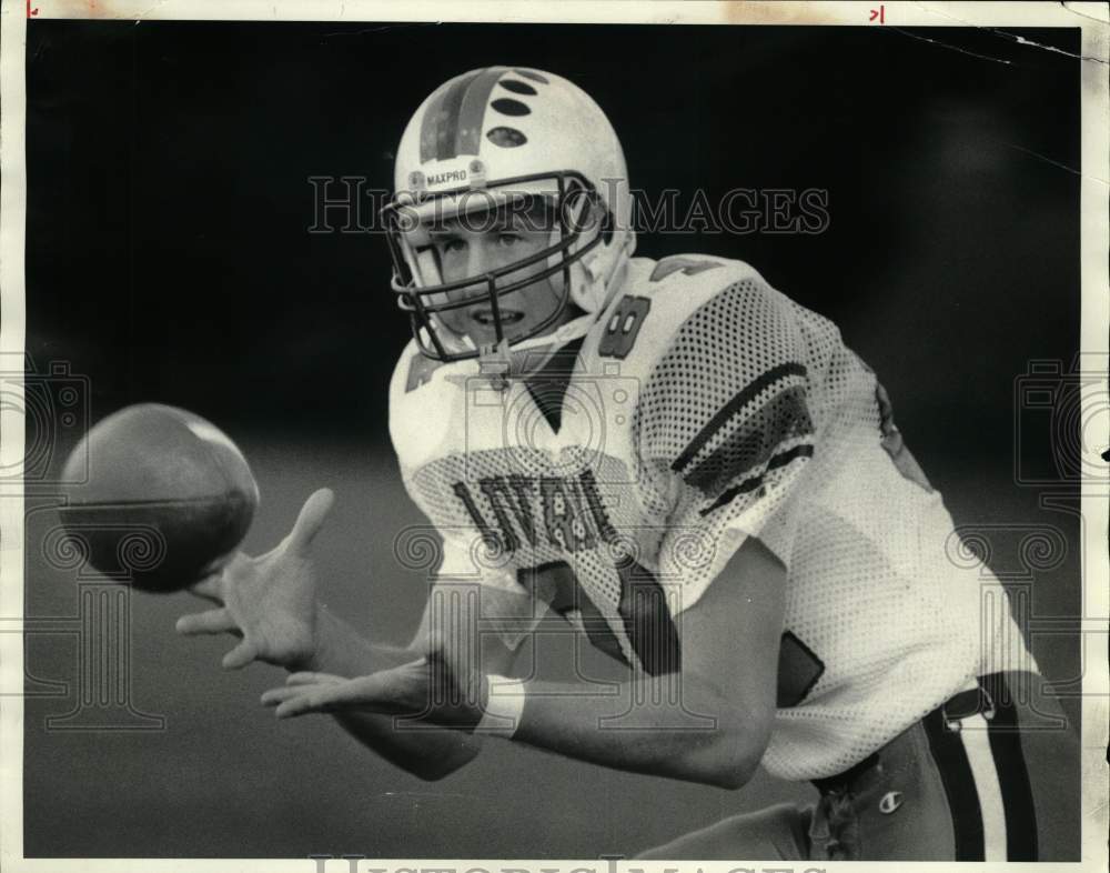 1987 Press Photo Chris Gedney, Liverpool Football Player at Practice - Historic Images