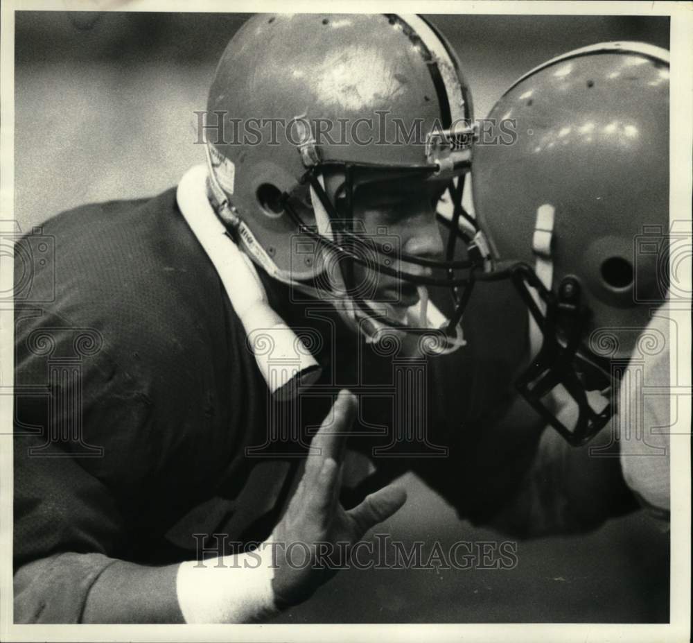 1986 Press Photo Daryl Johnston, Syracuse University Football Player- Historic Images