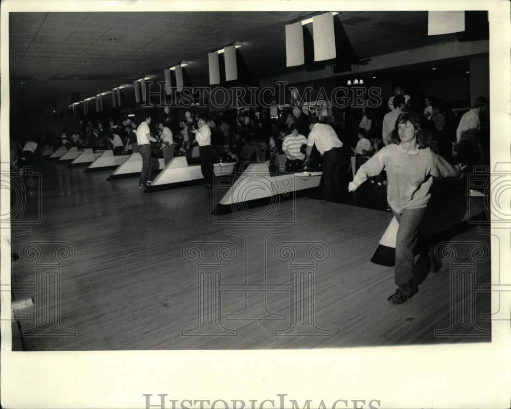 Press Photo Jody Wiestner from Red Creek, New York Bowling- Historic Images