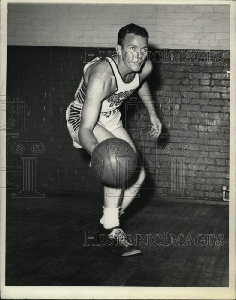 Press Photo John Chaney, Syracuse Basketball Player- Historic Images