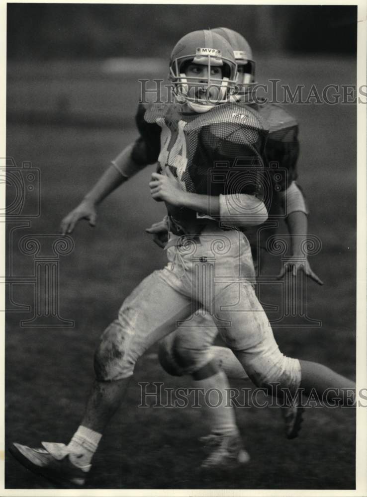 Press Photo Dave Ross, Oneida Football Running Back - Historic Images