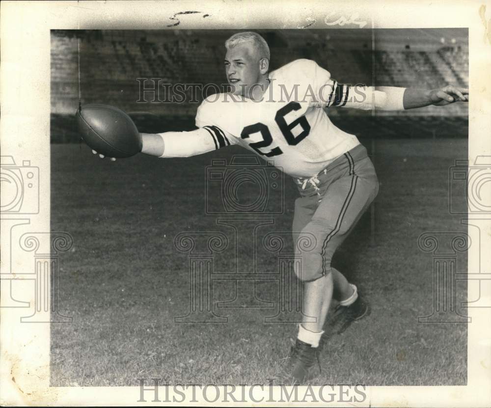 Press Photo Mickey Rich, Football Player- Historic Images