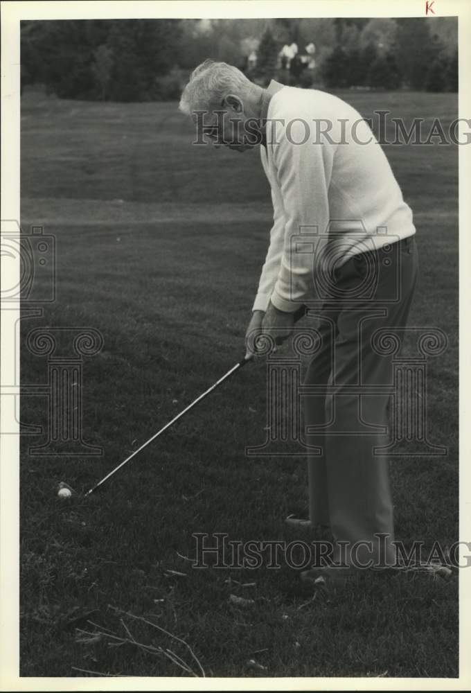 1990 Press Photo Mike Bello, Golfer - Historic Images