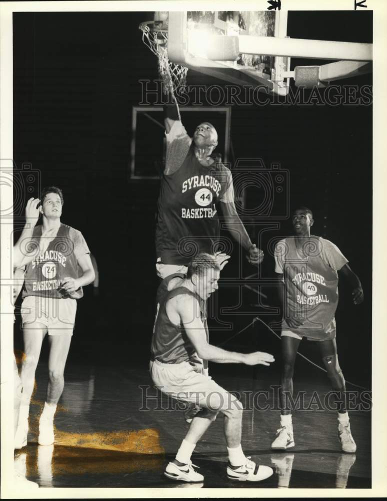 1988 Press Photo Tony Scott, Syracuse University Basketball Player