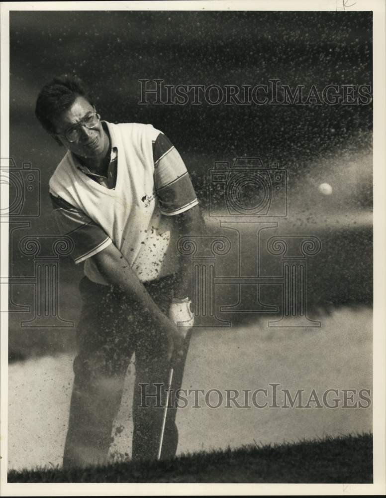 1988 Press Photo Golfer Mike George at Central New York Pro Golf Championship - Historic Images