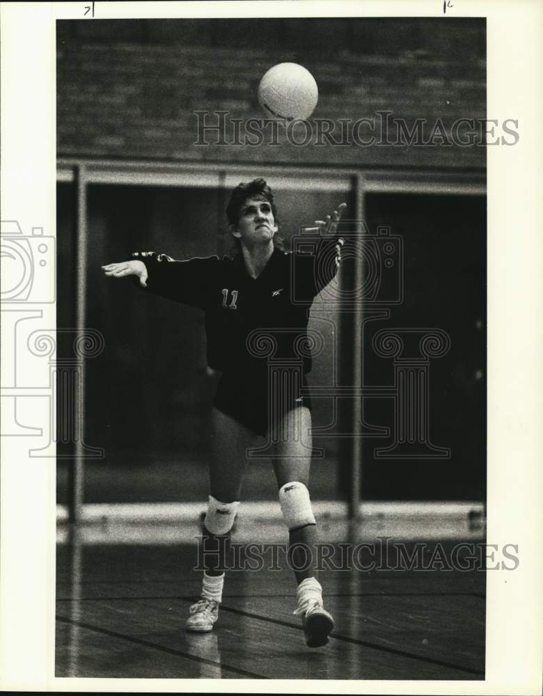 1989 Press Photo Terri Hibner, Volleyball Player - Historic Images