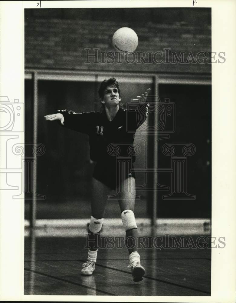 1989 Press Photo Terri Hibner, Volleyball Player - Historic Images