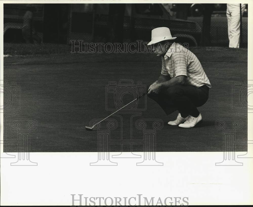 1988 Press Photo Bruce Crampton at Syracuse Senior Pro Golf Touranment - Historic Images