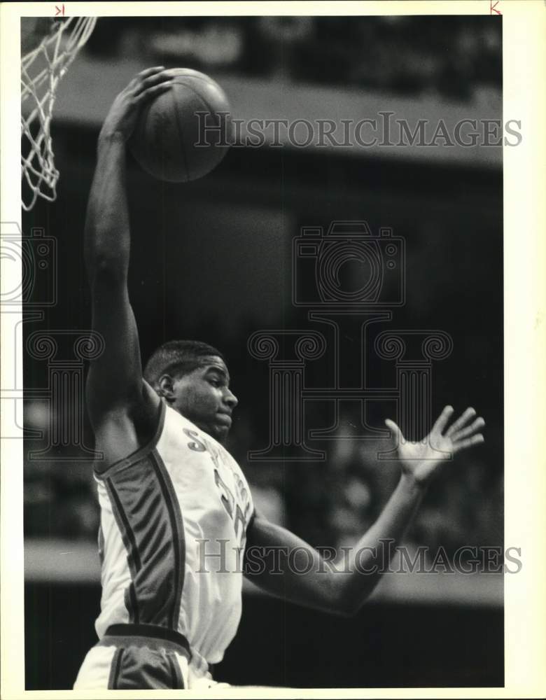 1989 Press Photo Billy Owens, Basketball Player for Syracuse University- Historic Images