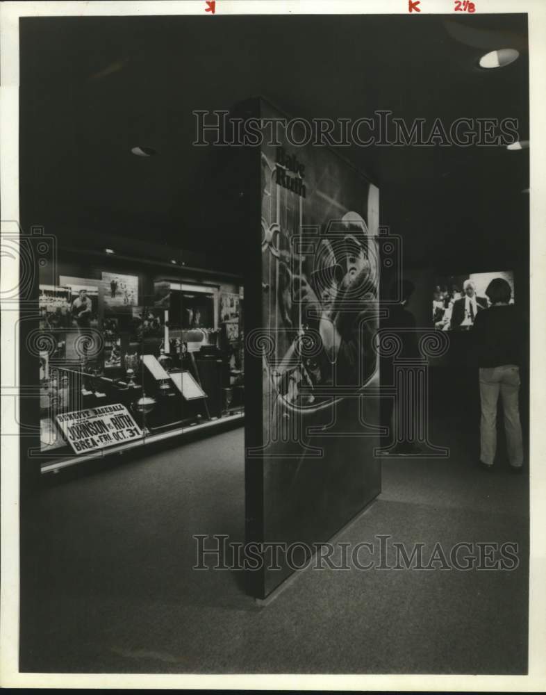 1982 Press Photo Inside look inside the Baseball Hall of Fame in Cooperstown.- Historic Images