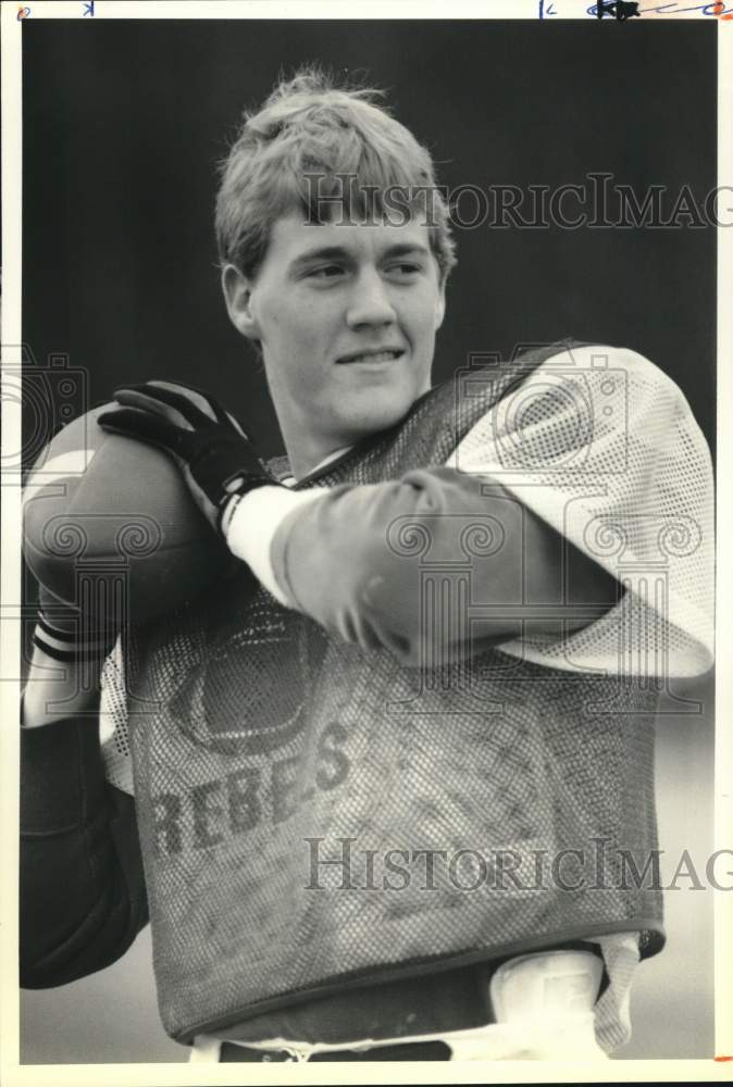 1989 Press Photo Quarterback Troy Updyke, Altmar-Parish-Williamstown High School - Historic Images